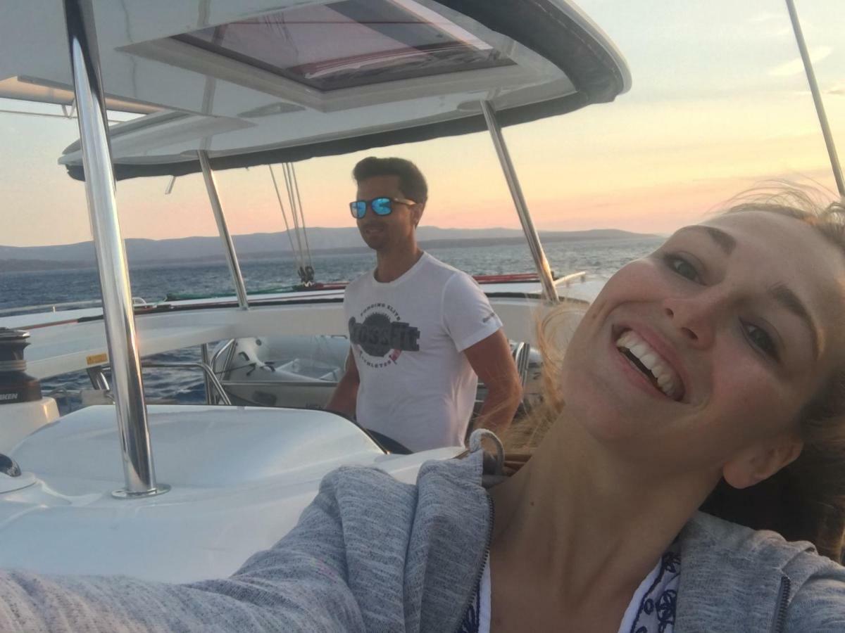 Luxury Catamaran Lagoon 42, Ac & Gn Split Extérieur photo