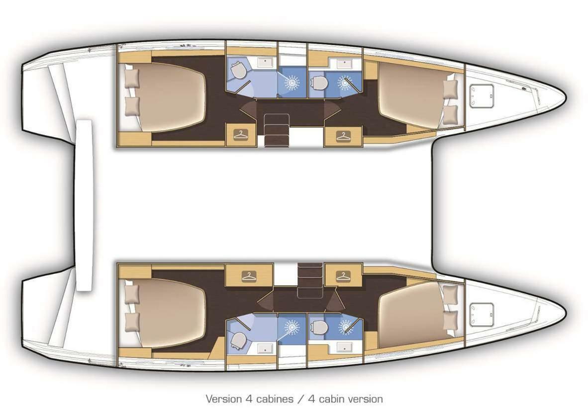 Luxury Catamaran Lagoon 42, Ac & Gn Split Extérieur photo